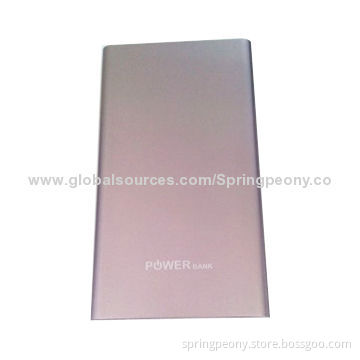 8,000mAh Polymer Mobile Power Supply, 1,000mA Maximum Charging Current, Sized 118*66*8.5mm